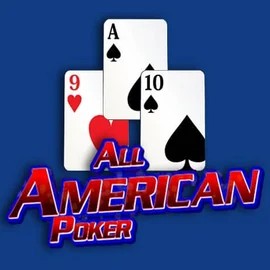 All American Poker online game logo by RTG (Reel Time Gaming) on lizaroo.gr