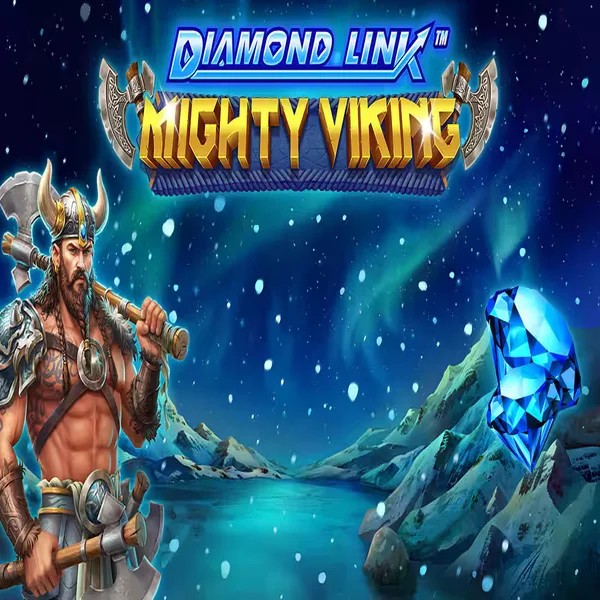 Diamond Link Mighty Viking casino game by Greentube – featured logo at Lizaro Casino
