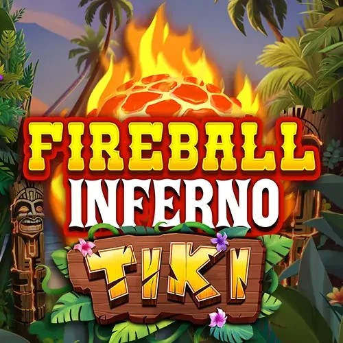 Fireball Inferno Tiki game by NetEnt – logo hosted on Lizaro Casino