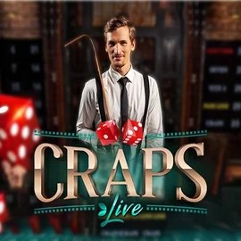 Live Craps logo – Live Casino by Evolution at Lizaro Casino