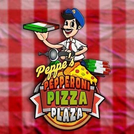 Peppe’s Pepperoni Pizza Plaza logo by Pragmatic Play at Lizaro Casino
